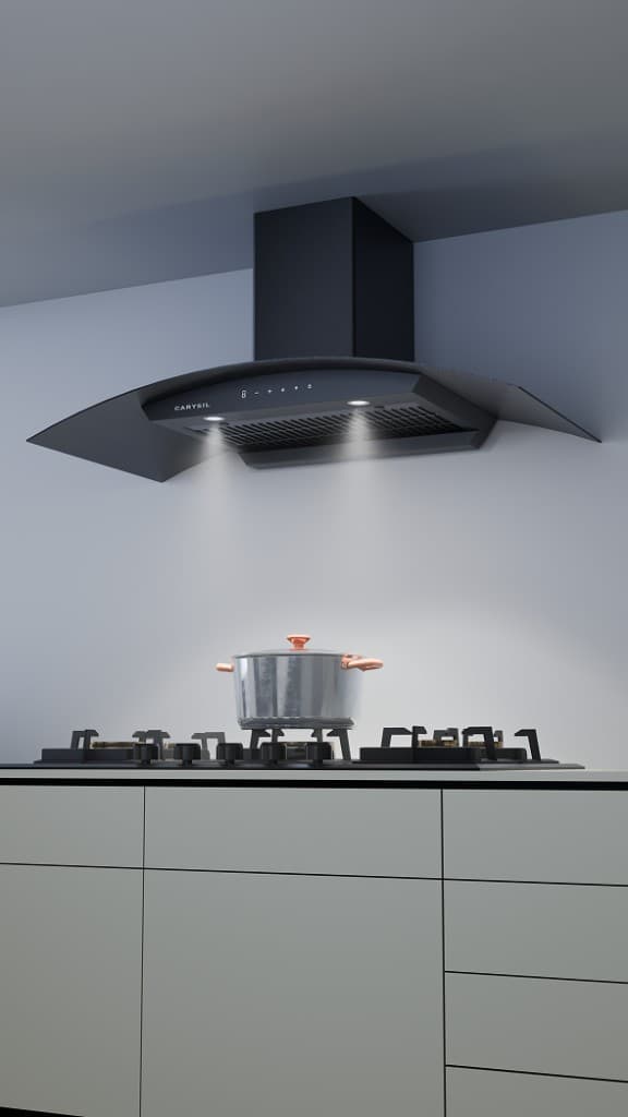 Carysil canopy rangehood